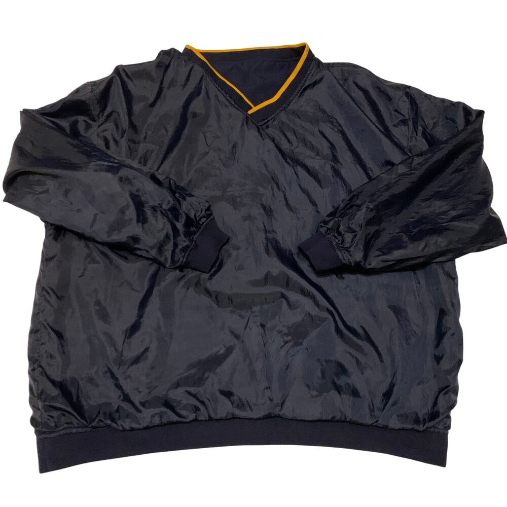 NCAA West Virginia University Mens Shirt Blue Gold Sz. 2XL V-Neck WVU Sports Fan - Picture 4 of 11